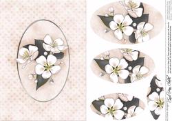 Apple Blossom Quick Card with Pyramage