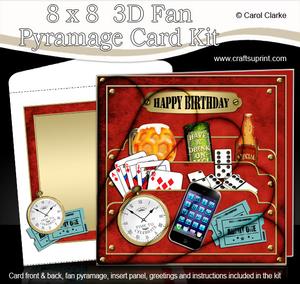 8 x 8 Just for Men Fan Pyramage Kit