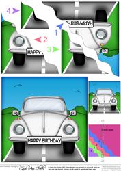 Beetle Car Wavy Corner Side Stacker Topper