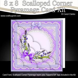 8 x 8 Bluebells Kit with Scalloped Corners