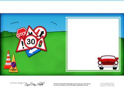 Sports Car Matching Insert Square Landscape