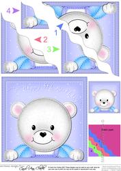 Teddy Ed 5th Birthday Side Stacker Topper