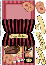 The Little Biscuit Shop Shaped Card N Decoupage