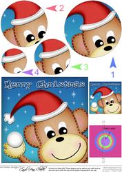 Xmas Chunky Monkey Circle Pyramage Topper