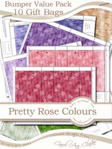 Bumper Value Pack - Rose Gift Bags