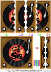 Number 1 Sis Record Scallop Edge Side Stacker