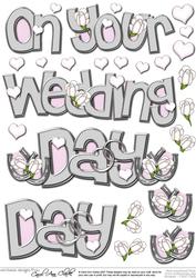On Your Wedding Day with Roses 3D Decoupage Designs