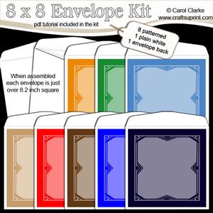 Men's Colours 8 x 8 Envelope Kit