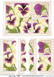 Pansy Wavey Edged Side Stacker