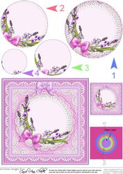 Bluebells Circle Pyramage Topper