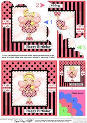 Fiz Fairy Shell Edged Corner Side Stacker