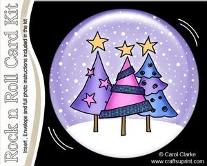 Unky Xmas Trees Snowglobe Rock N Roll Kit
