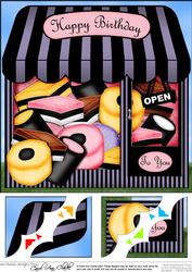8 x 8 the Little Licorice Shop Topper