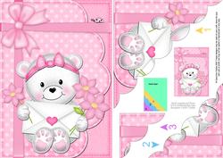 A5 Teddy Tess's Letter Scallop Corner Side Stacker