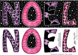 Large Dl Xmas Noel Animal Prints Quick Card N 3D Decoupageg