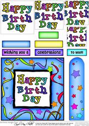 Happy Birthday Quick Card with Pyramage