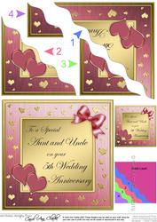 Aunt & Uncle 5th Wedding Anniversary Side Stacker