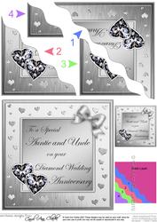 Auntie & Uncle Diamond Wedding Anniversary Side Stacker