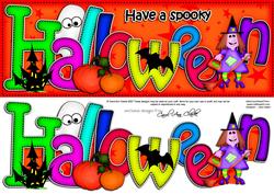 Large Dl Fun Halloween Quick Card 3D Decoupage