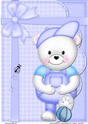 Teddy Ed's Football A4 Card Topper