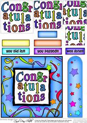 Congratulations Quick Card with Pyramage