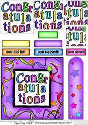 Congratulations Quick Card with Pyramage
