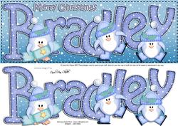 Xmas Large Dl Bradley Quick Card N 3D Decoupage