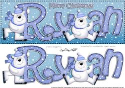 Xmas Large Dl Ryan Quick Card N 3D Decoupage