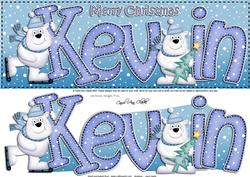 Xmas Large Dl Kevin Quick Card N 3D Decoupage