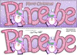 Xmas Large Dl Phoebe Quick Card N 3D Decoupage