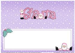 Xmas Sharna Matching Large Dl Insert