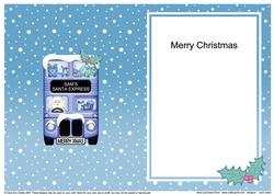 Xmas Santa Express A5 Sam Matching A5 Insert