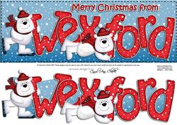 Xmas Large Dl Wexford Quick Card N 3D Decoupage