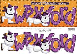 Xmas Large Dl Wexford Quick Card N 3D Decoupage