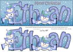 Xmas Large Dl Ethan Quick Card N 3D Decoupage