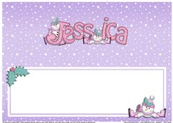 Xmas Jessica Matching Large Dl Insert