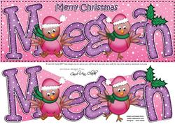 Xmas Large Dl Megan Quick Card N 3D Decoupage