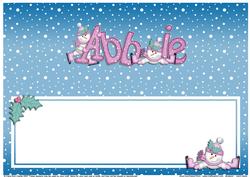 Xmas Abbie Matching Large Dl Insert