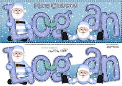 Xmas Large Dl Logan Quick Card N 3D Decoupage