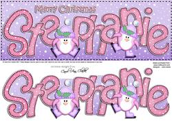 Xmas Large Dl Stephanie Quick Card N 3D Decoupage