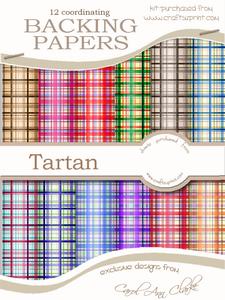 Tartan Backing Paper Kit