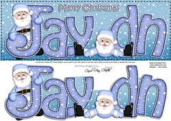 Xmas Large Dl Jaydn Quick Card N 3D Decoupage