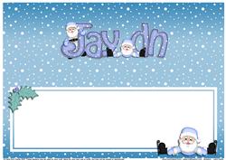 Xmas Jaydn Matching Large Dl Insert
