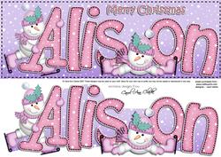 Xmas Large Dl Alison Quick Card N 3D Decoupage