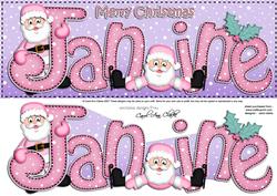 Xmas Large Dl Janine Quick Card N 3D Decoupage