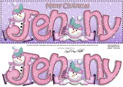 Xmas Large Dl Jenny Quick Card N 3D Decoupage