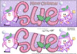 Xmas Large Dl Sue Quick Card N 3D Decoupage