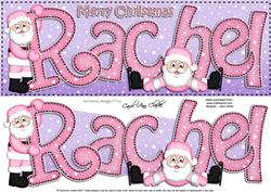 Xmas Large Dl Rachel Quick Card N 3D Decoupage