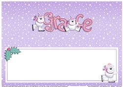 Xmas Grace Matching Large Dl Insert