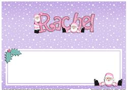 Xmas Rachel Matching Large Dl Insert